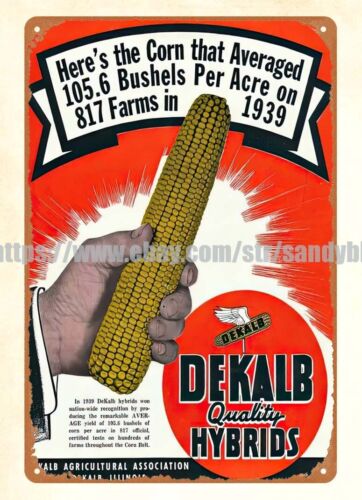 Agriculture Farm House - 1939 Dekalb semena kukurydzy Farma Dom