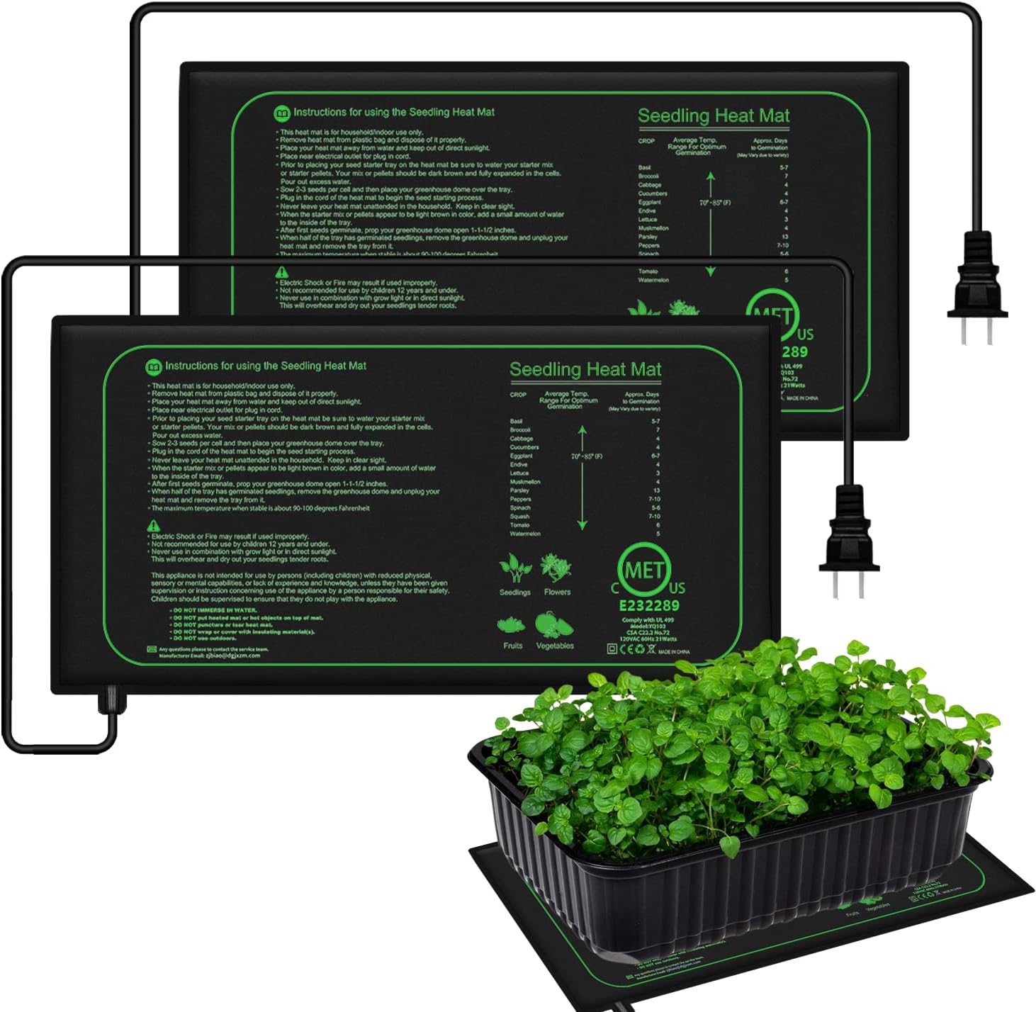 Plant Growth Regulator - 10/25/50CM mata grzewcza do sadzonek rośliny