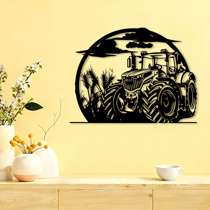 Agriculture Farm House - Metalowa dekoracja ścienna w stylu rustykalnym