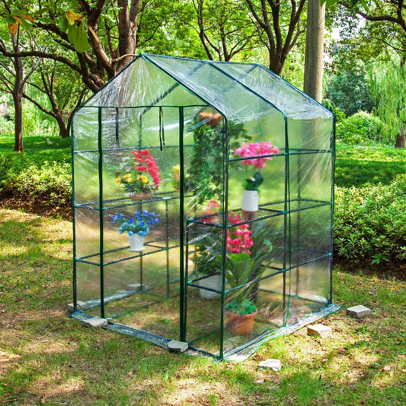 Agriculture Farm House - VOKANDA 143x143x195 Mini Vinyl House szklarnia