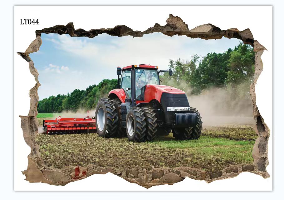 3D super duża naklejka ścienna – Agriculture Farm House recenzja i cena