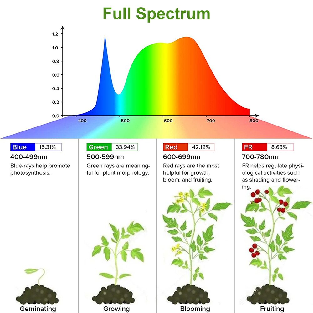 1/2/3/4Head LED Grow Light Str – Plant Growth Regulator recenzja i cena