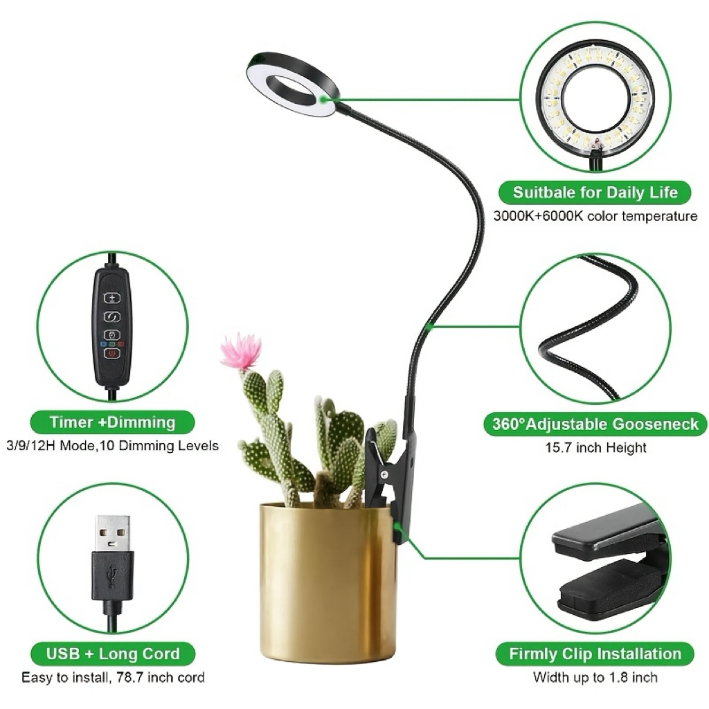 Lampa LED 2w1 do uprawy roślin – Plant Growth Regulator recenzja i cena