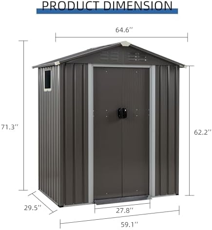 JY QAQA 5x3 FT Metalowy ogrodo – Farming And Agriculture recenzja i cena