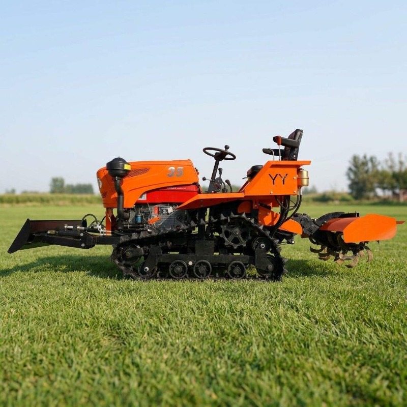 Glebogryzarka gąsienicowa 4WD  – Agriculture Farming Equipments recenzja i cena
